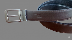 DL Executive Reversible Textured Leather Belt