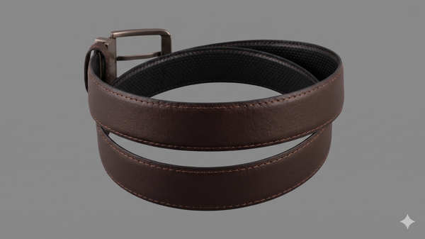 DL Executive Reversible Textured Leather Belt