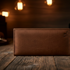 The Heritage Full-Grain Leather Long Wallet