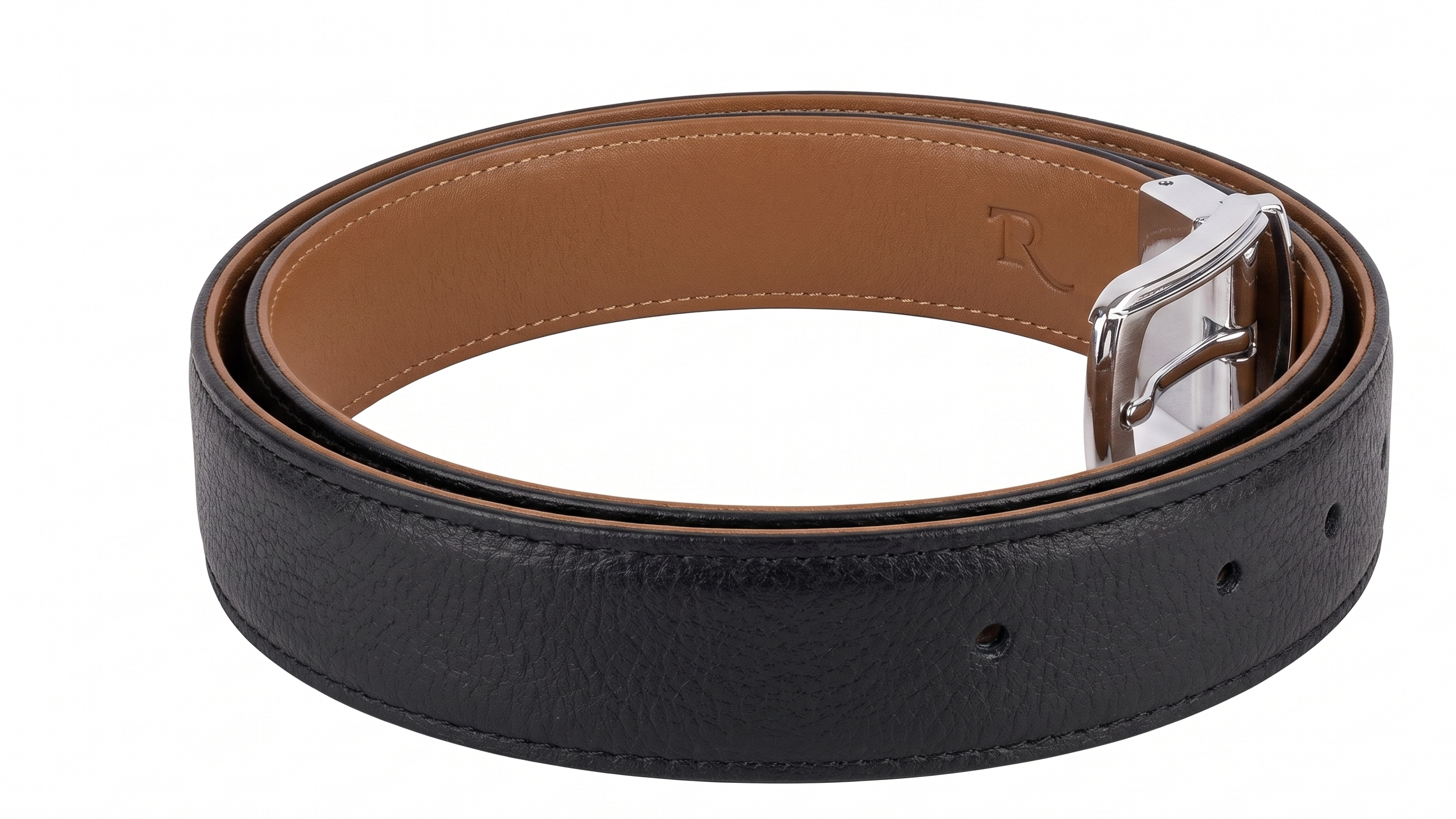 DualEdge Reversible Genuine Leather Belt