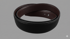 DL Executive Reversible Textured Leather Belt